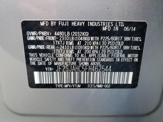 Photo 12 VIN: JF2SJAHC5FH462544 - SUBARU FORESTER 2 