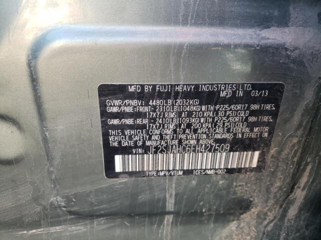 Photo 9 VIN: JF2SJAHC6EH427509 - SUBARU FORESTER 2 