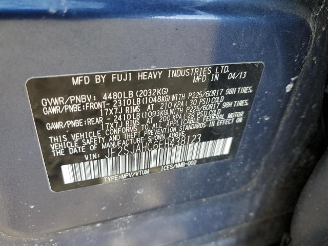 Photo 11 VIN: JF2SJAHC6EH438123 - SUBARU FORESTER 2 