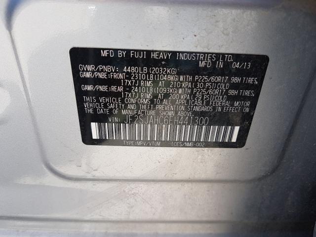 Photo 9 VIN: JF2SJAHC6EH441300 - SUBARU FORESTER 2 