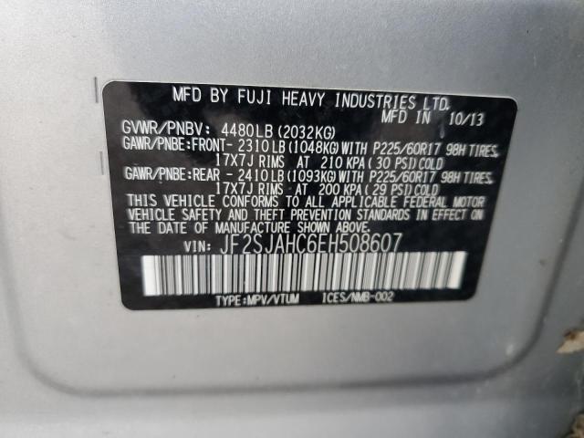 Photo 12 VIN: JF2SJAHC6EH508607 - SUBARU FORESTER 2 