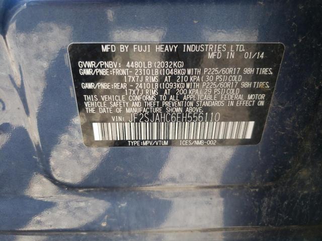 Photo 12 VIN: JF2SJAHC6EH556110 - SUBARU FORESTER 2 