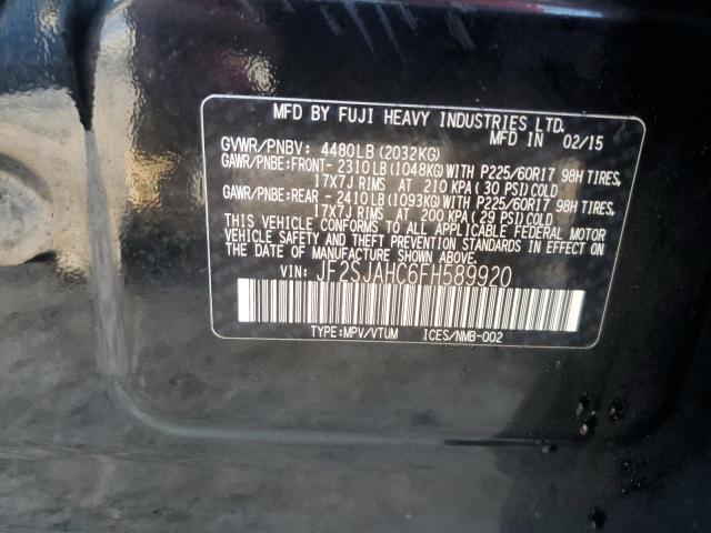 Photo 13 VIN: JF2SJAHC6FH589920 - SUBARU FORESTER 2 