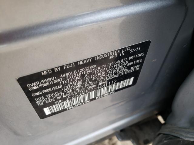 Photo 9 VIN: JF2SJAHC7EH481112 - SUBARU FORESTER 2 