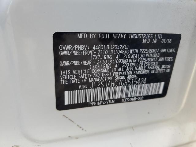 Photo 12 VIN: JF2SJAHC7GH515424 - SUBARU FORESTER 2 