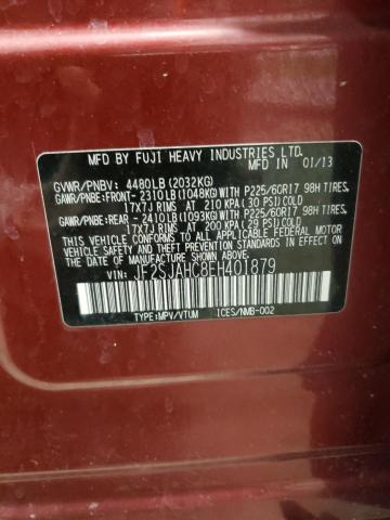 Photo 9 VIN: JF2SJAHC8EH401879 - SUBARU FORESTER 2 