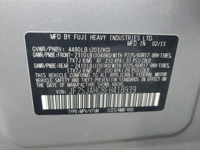 Photo 11 VIN: JF2SJAHC8EH418939 - SUBARU FORESTER 