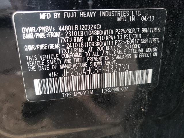 Photo 9 VIN: JF2SJAHC8EH432730 - SUBARU FORESTER 2 