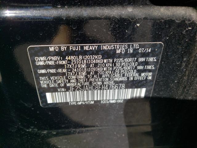 Photo 9 VIN: JF2SJAHC8FH476678 - SUBARU FORESTER 2 