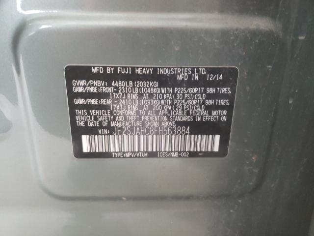 Photo 9 VIN: JF2SJAHC8FH563884 - SUBARU FORESTER 2 