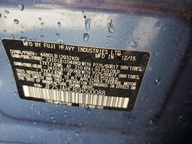 Photo 12 VIN: JF2SJAHC8GH500088 - SUBARU FORESTER 2 