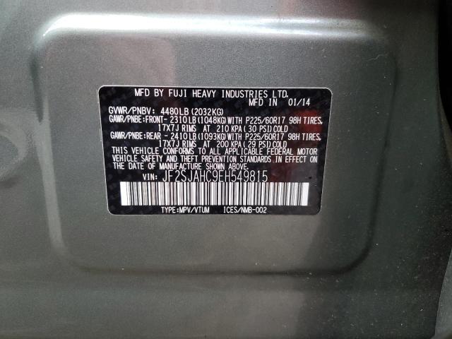 Photo 12 VIN: JF2SJAHC9EH549815 - SUBARU FORESTER 