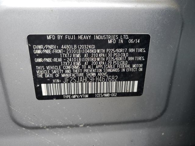 Photo 11 VIN: JF2SJAHC9FH467682 - SUBARU FORESTER 2 