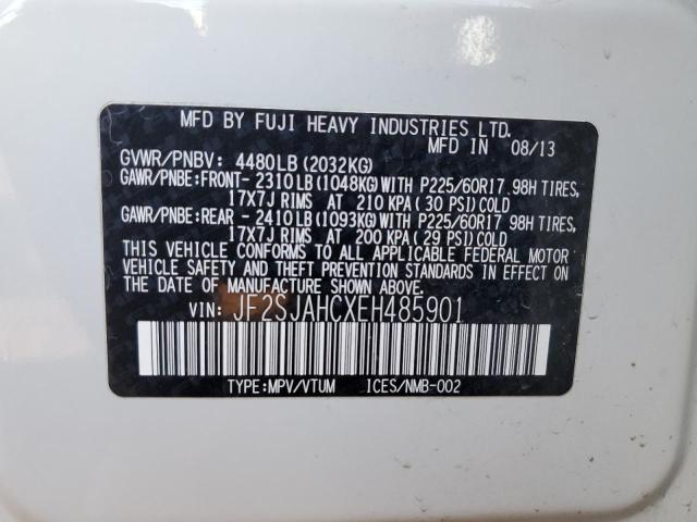 Photo 12 VIN: JF2SJAHCXEH485901 - SUBARU FORESTER 