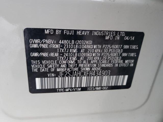 Photo 13 VIN: JF2SJAHCXFH434903 - SUBARU FORESTER 2 