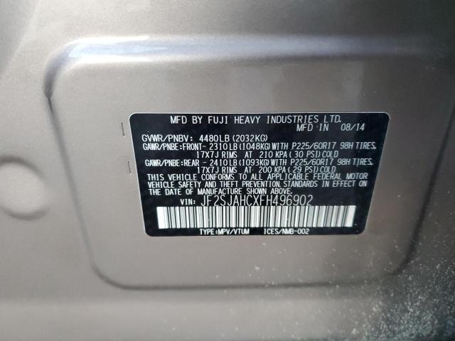 Photo 12 VIN: JF2SJAHCXFH496902 - SUBARU FORESTER 2 