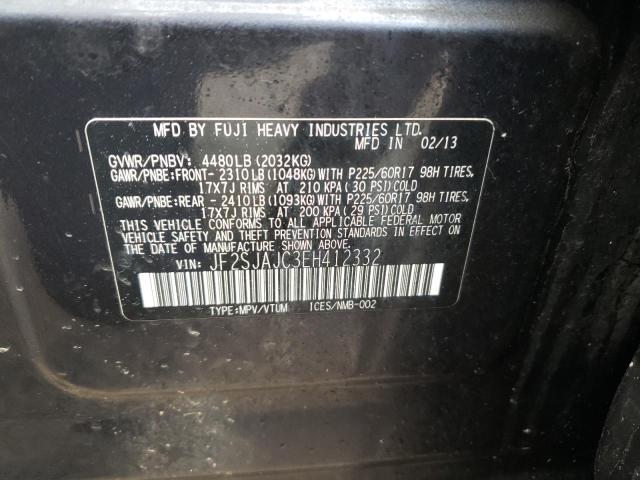 Photo 11 VIN: JF2SJAJC3EH412332 - SUBARU FORESTER 2 