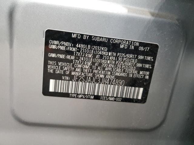 Photo 12 VIN: JF2SJAJC3JH474890 - SUBARU FORESTER 2 