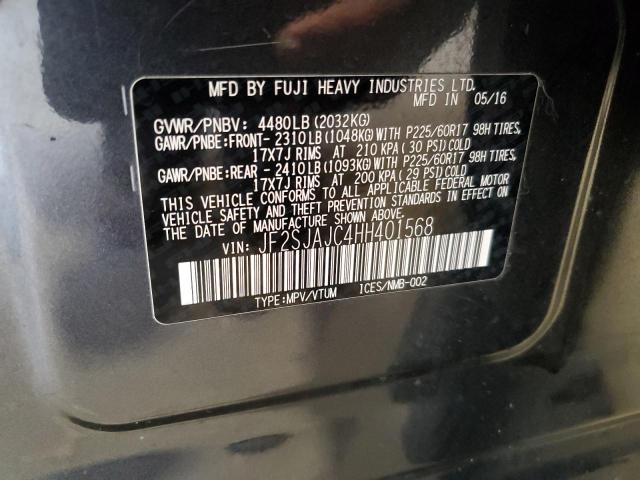 Photo 11 VIN: JF2SJAJC4HH401568 - SUBARU FORESTER 