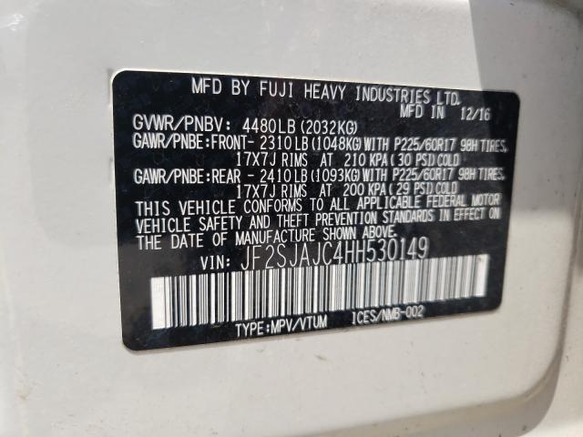 Photo 9 VIN: JF2SJAJC4HH530149 - SUBARU FORESTER 2 