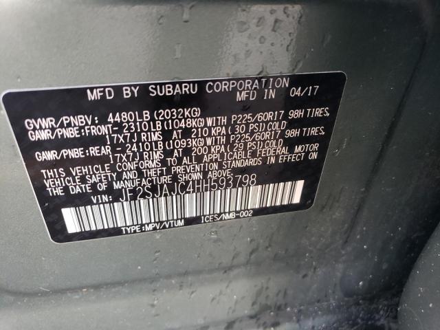 Photo 13 VIN: JF2SJAJC4HH593798 - SUBARU FORESTER 2 