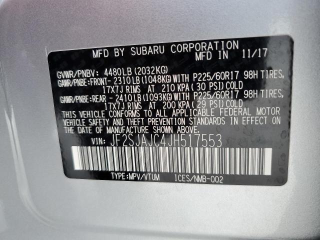 Photo 12 VIN: JF2SJAJC4JH517553 - SUBARU FORESTER 