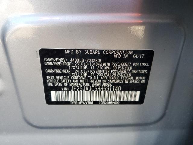 Photo 12 VIN: JF2SJAJC5HH591140 - SUBARU FORESTER 