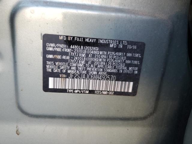 Photo 9 VIN: JF2SJAJC6HH492570 - SUBARU FORESTER 2 