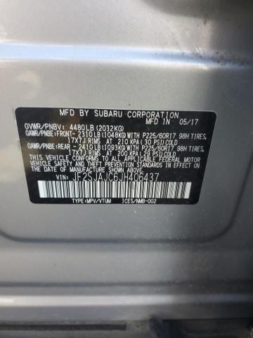 Photo 12 VIN: JF2SJAJC6JH406437 - SUBARU FORESTER 2 