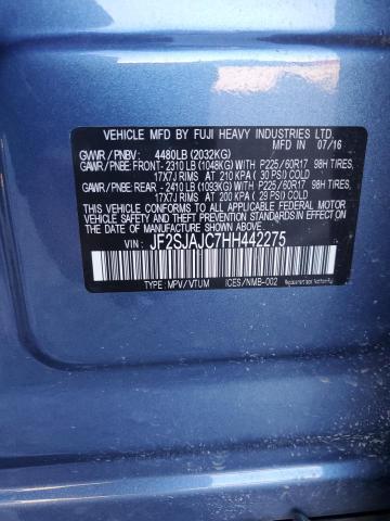 Photo 12 VIN: JF2SJAJC7HH442275 - SUBARU FORESTER 2 