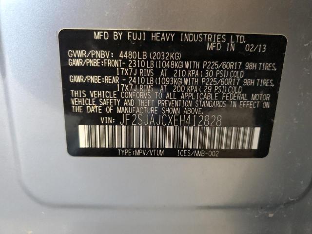 Photo 12 VIN: JF2SJAJCXEH412828 - SUBARU FORESTER 