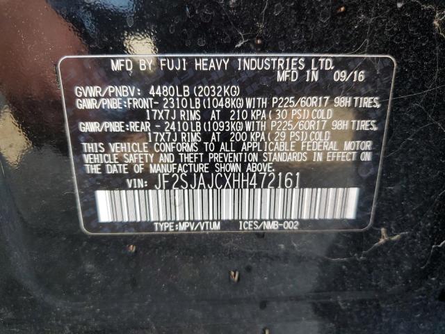 Photo 12 VIN: JF2SJAJCXHH472161 - SUBARU FORESTER 2 