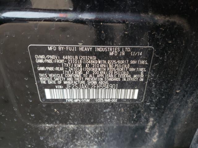 Photo 9 VIN: JF2SJAKC2FH554901 - SUBARU FORESTER 2 