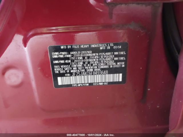 Photo 8 VIN: JF2SJAKC6FH493648 - SUBARU FORESTER 