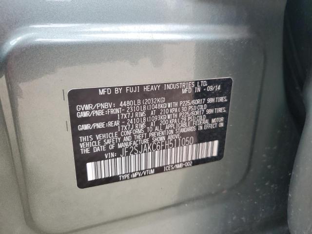 Photo 12 VIN: JF2SJAKC6FH511050 - SUBARU FORESTER 2 