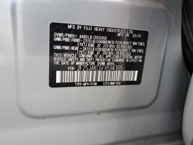 Photo 12 VIN: JF2SJAKC6FH594365 - SUBARU FORESTER 