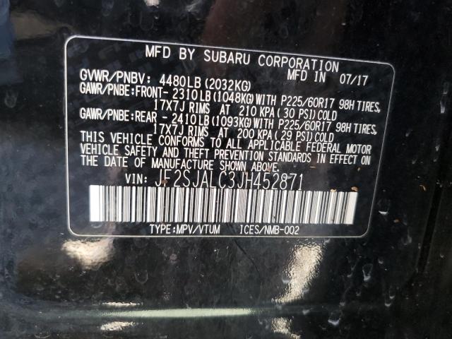 Photo 13 VIN: JF2SJALC3JH452871 - SUBARU FORESTER 2 