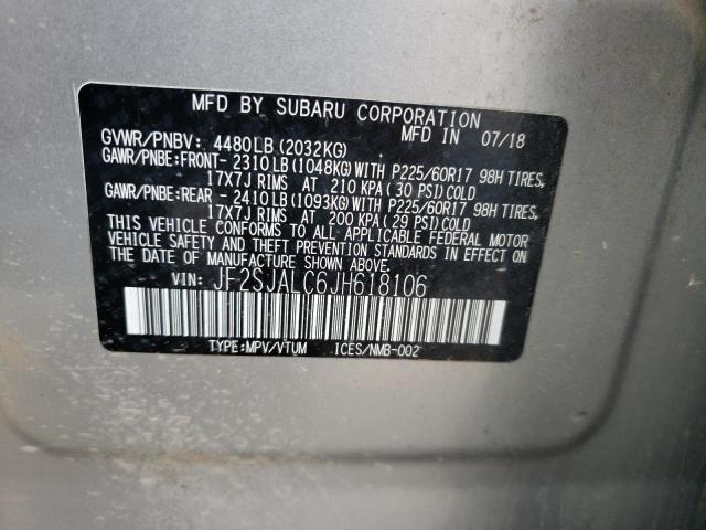 Photo 11 VIN: JF2SJALC6JH618106 - SUBARU FORESTER 2 