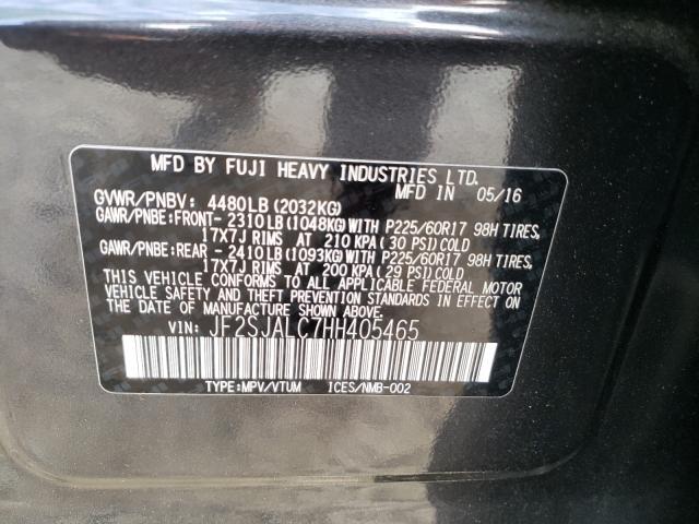 Photo 9 VIN: JF2SJALC7HH405465 - SUBARU FORESTER 2 