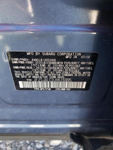 Photo 11 VIN: JF2SJALC9JH616995 - SUBARU FORESTER 