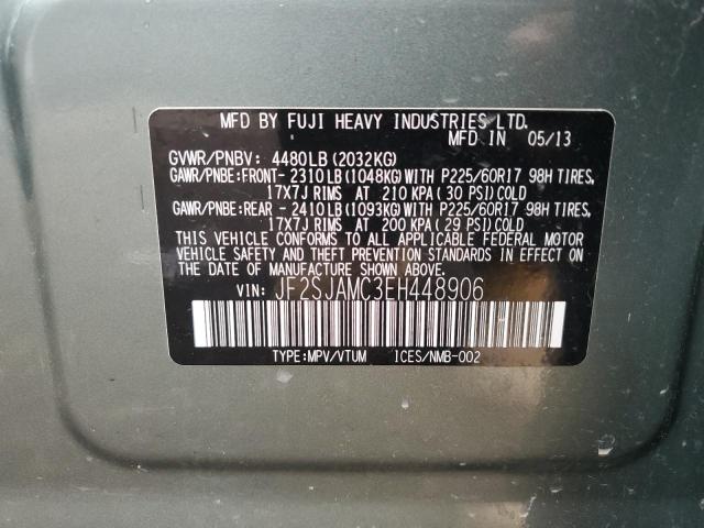 Photo 12 VIN: JF2SJAMC3EH448906 - SUBARU FORESTER 