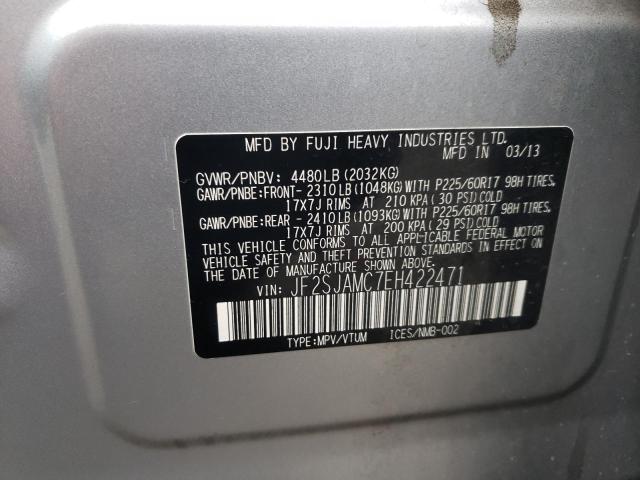 Photo 11 VIN: JF2SJAMC7EH422471 - SUBARU FORESTER 