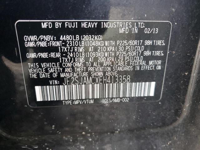 Photo 12 VIN: JF2SJAMCXEH413358 - SUBARU FORESTER 