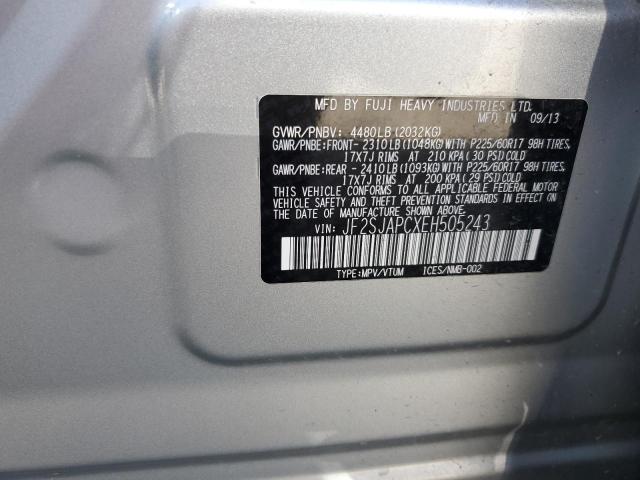 Photo 12 VIN: JF2SJAPCXEH505243 - SUBARU FORESTER 