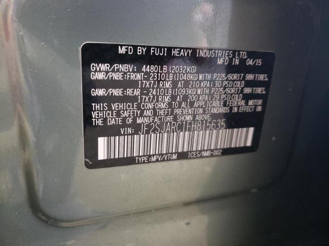 Photo 12 VIN: JF2SJARC1FH815635 - SUBARU FORESTER 2 