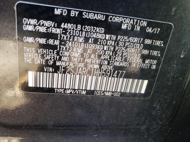 Photo 9 VIN: JF2SJARC1HH591477 - SUBARU FORESTER 2 