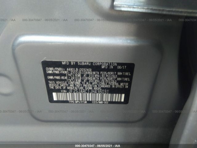 Photo 8 VIN: JF2SJARC1JH436031 - SUBARU FORESTER 