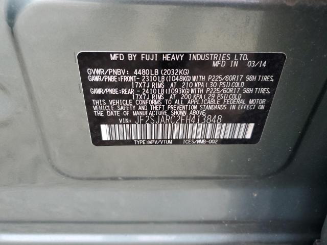 Photo 12 VIN: JF2SJARC2FH413848 - SUBARU FORESTER 