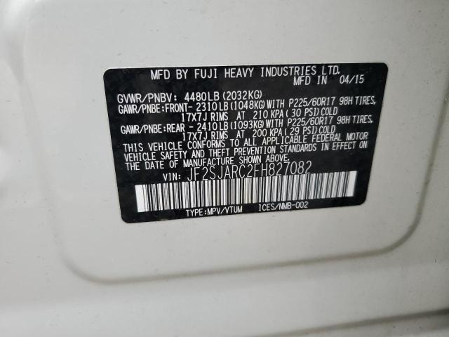 Photo 13 VIN: JF2SJARC2FH827082 - SUBARU FORESTER 