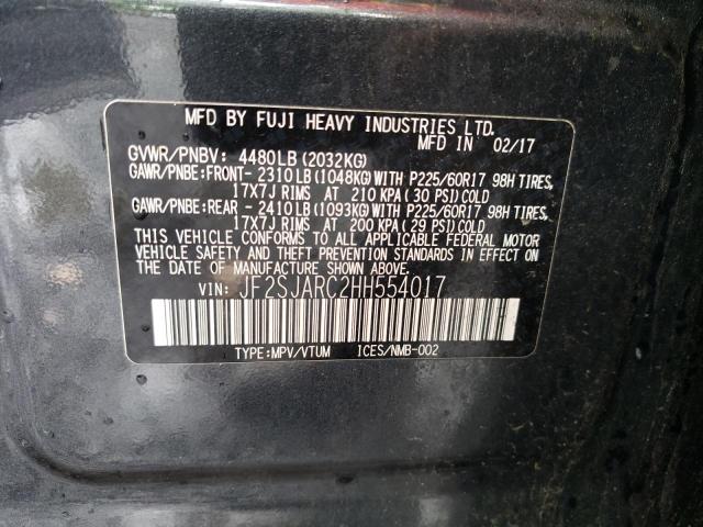 Photo 11 VIN: JF2SJARC2HH554017 - SUBARU FORESTER 2 